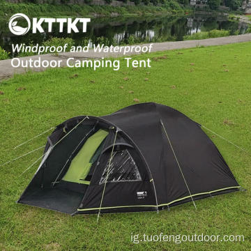 4.75KG Black Corting Trekking Tentlọikwuu abụọ